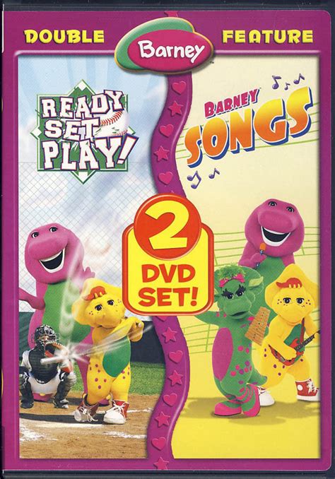 Barney Ready Set Playbarney Songs Double Feature On Dvd Movie