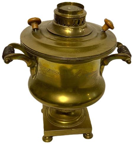 Sold Price Russian Brass Samovar Invalid Date Pdt