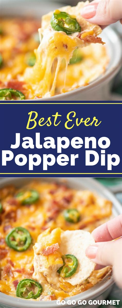 Best Ever Spicy Jalapeno Popper Dip Appetizer Recipe