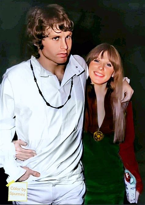 Jim Morrison And Pamela Courson Rare Picture Add Color By Spumini