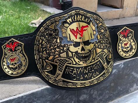 Wwf Smoking Skull Belt Championship Replica Title For Sale