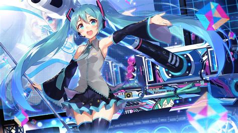 Fond Décran Anime Vocaloïde Hatsune Miku Machine Capture Décran