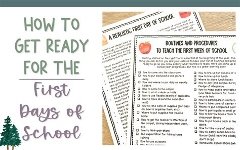 Back To School Planning Resources The Tahoe Teacher