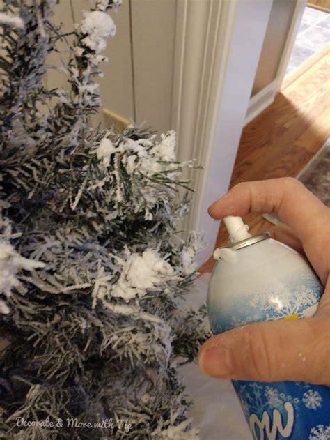 Adding Spray Snow To My Christmas Tree Decorate With Tip And More