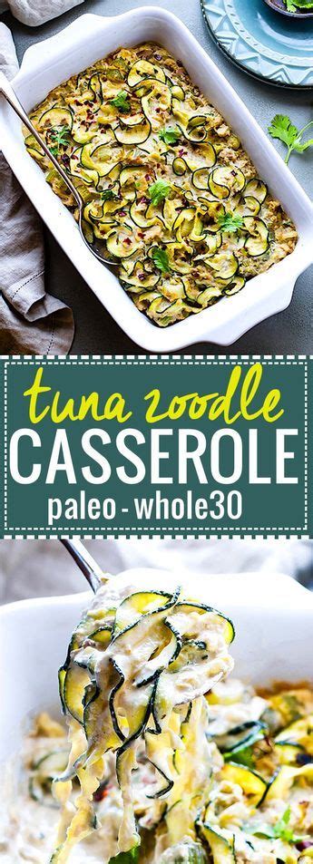 Here are our top 12 tuna casserole recipes, including tuna with spaghetti, a cheesy tuna and macaroni casserole, a tuna pie. Zucchini Casserole with Tuna (zucchini noodles) | Recipe ...