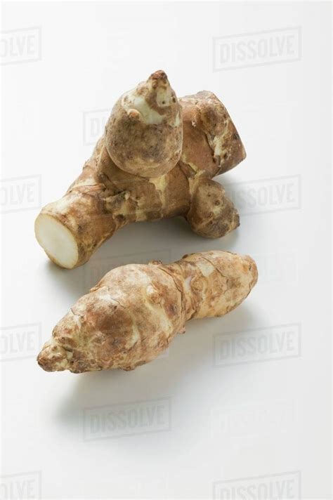 Fresh Ginger Roots Stock Photo Dissolve
