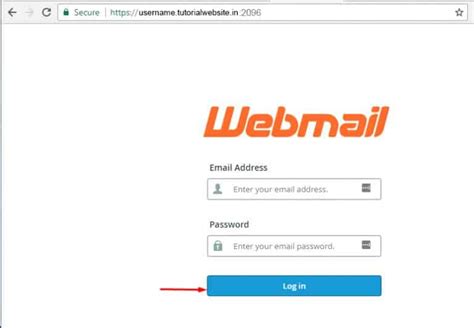 How To Login To The Horde Webmail Client Servercake