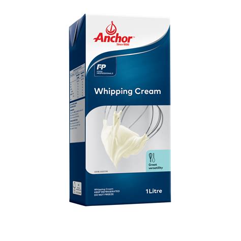 With anchor home improvement products, anchor car care and anchor groceries, you can find a myriad of products from anchor malaysia that would suit you. Anchor Whipping Cream Prof 1L