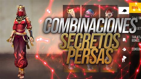 Las Mejores Combinaciones Con El Set Secretos Persas Free Fire