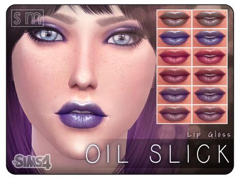 Oil Slick Lip Gloss By Screaming Mustard At Tsr Sims 4 Updates