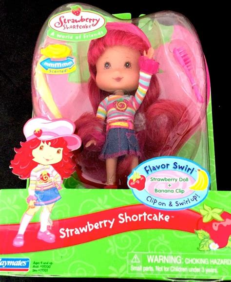 Strawberry Shortcake Playmates Flavor Swirl Strawberry Shortcake Toy