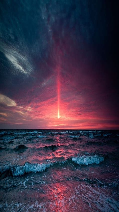 720p Free Download Pink Sunset Dream Sky Water Beach Fantasy
