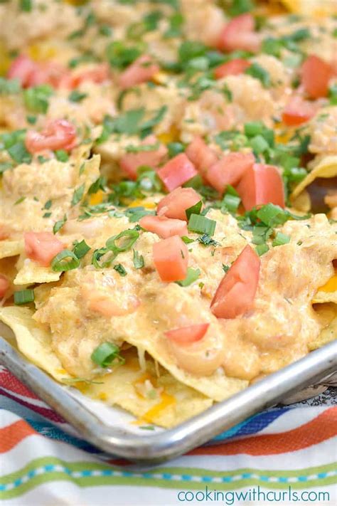 creamy seafood nachos cooking with curls