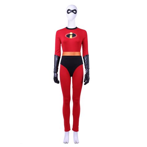 The Incredibles 2 Elastigirl Helen Parr Superwoman Costume Jumpsuit