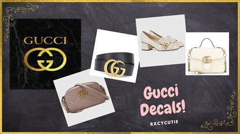 Gucci Decal Codes Bloxburg Logo Bags Shoes And Even Accessories