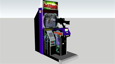 Dark Silhouette Silent Scope 2 Arcade Game 3d Model