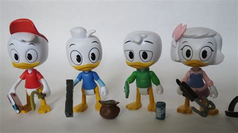 Phatmojo Ducktales Huey Dewey Louie And Webby Action Figures Review