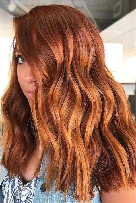 Light Copper Hair Color With Highlights Warehouse Of Ideas