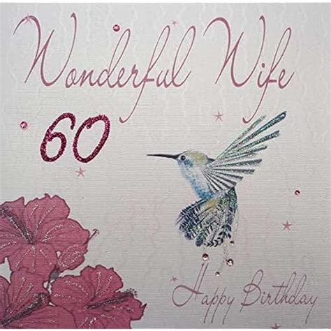 Uk 60th Birthday Card For Wife