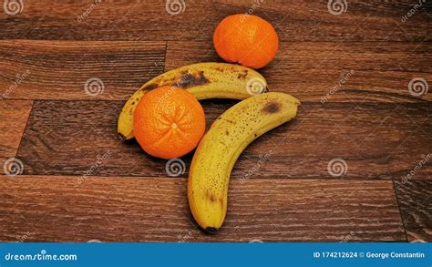 Vegan Breakfast Bananas And Oranges Stock Photo Image Of Food