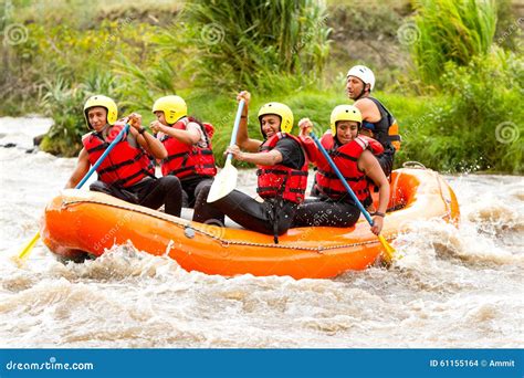 Whitewater River Rafting Boat Adventure Stock Photo Image Of Nature