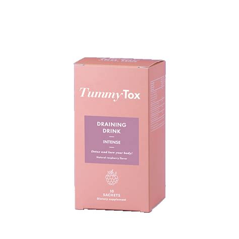 Tummy Tox Draining Drink Intense ќесички 10 ќесички ПЗУ Аптека Виа Фарм