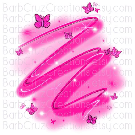 Airbrush Backgrounds Butterfly Airbrush Pink Background Etsy