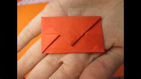 Tuto Origami Envelope Simple Youtube