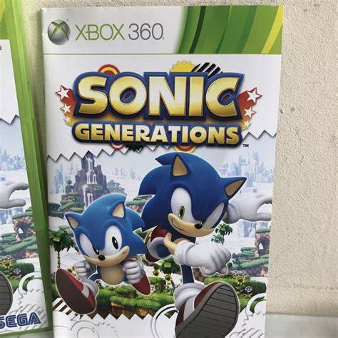 Sonic Generations Xbox 360 Classics Complete With Manual Sonic Xbox 360