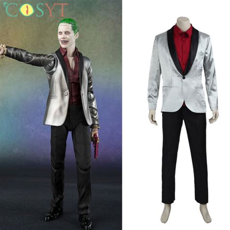 Joker Cosplay Suicide Squad Halloween Costumes Full Set Ebay