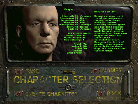Fallout 2 Part 2 The What And Why Of Character Creation