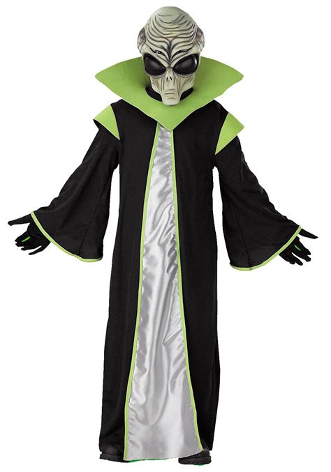 Boys Deluxe Alien Costume Kids Scary Halloween Costumes