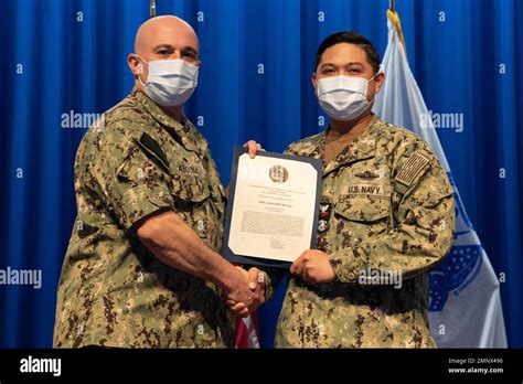 Hospital Corpsman 2nd Class Apolonio Reyes Receives A Letter Of