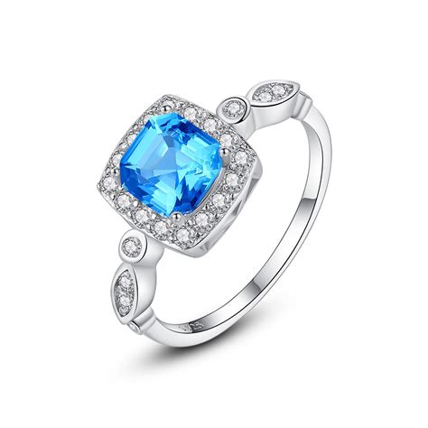 Blue Stones Rings In Sterling Silver Find U Rings® Philippines