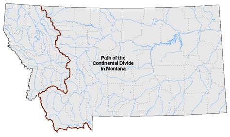 Continental Divide Montana Map La Plata Gis Map