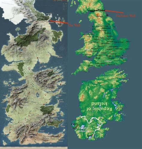 Mapas De Juego De Tronos Y Nuestro Mundo Geografía Infinita