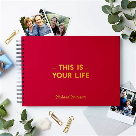 Personalised Your Life Memory Book By Martha Brook