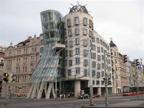 Dancing House Prague Architects Vlado Milunić Frank Gehry R