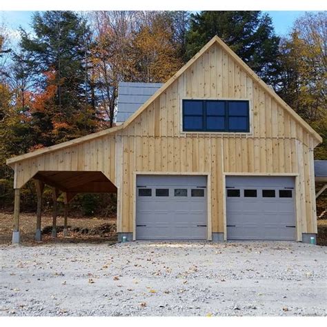 24x36 12 Pich Garage6 Custom Barns And Buildings The Carriage Images