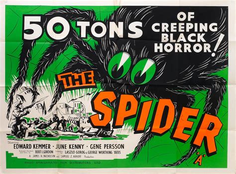 Earth Vs The Spider 1958 Sci Fi Movies Spider Black Spider