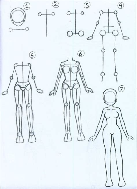 How To Draw Female Anime Body By Arisemutz On Deviantart Desenho Tutorial Corpo Tutoriais De