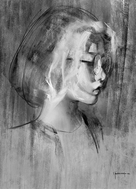 Artstation Yizheng Ke Oil Painting Portrait Portrait Drawing