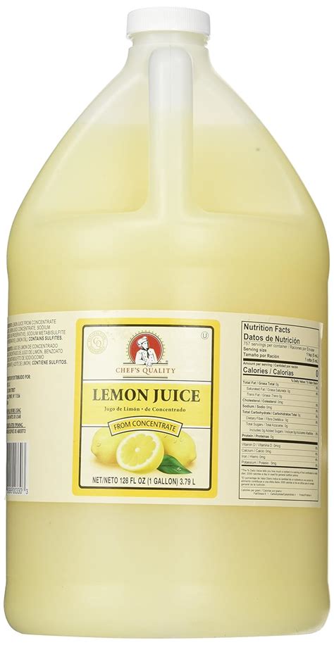 Amazon Com Chef S Quality Lemon Juice Ounce Grocery Gourmet Food