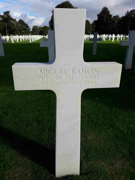 116th Infantry Regiment Roll Of Honor Pvt Miguel Ramon