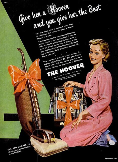 Woman In 1946 Vacuum Cleaner Ad Looks Unthrilled Boing Boing
