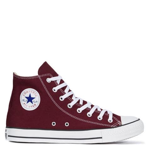 נעלי אולסטאר גבוהות בצבע בורדו 36 46 M9613c Converse All Star