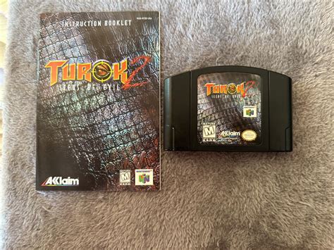 Turok Seeds Of Evil Item And Manual Only Nintendo