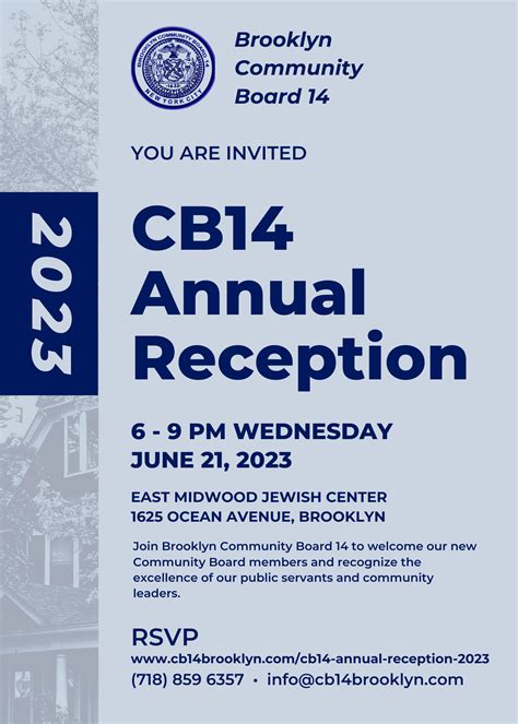 Brooklyn Community Board 14 2023 Cb14 Annual Reception