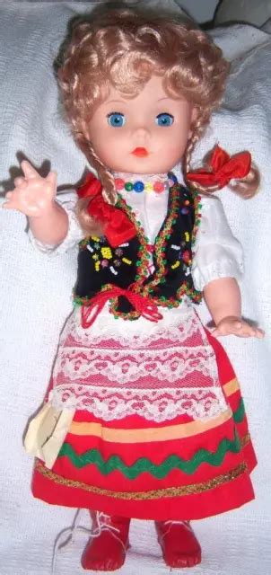 Vintage Doll Hong Kong Polish Doll Traditional Dress Costume Basia
