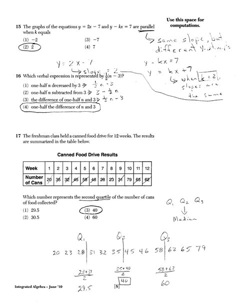 Passing the algebra 1 regents exam can be stressful for new york students. Mr. Napoli's Algebra: Aim; Midterm Review Answer Key ...